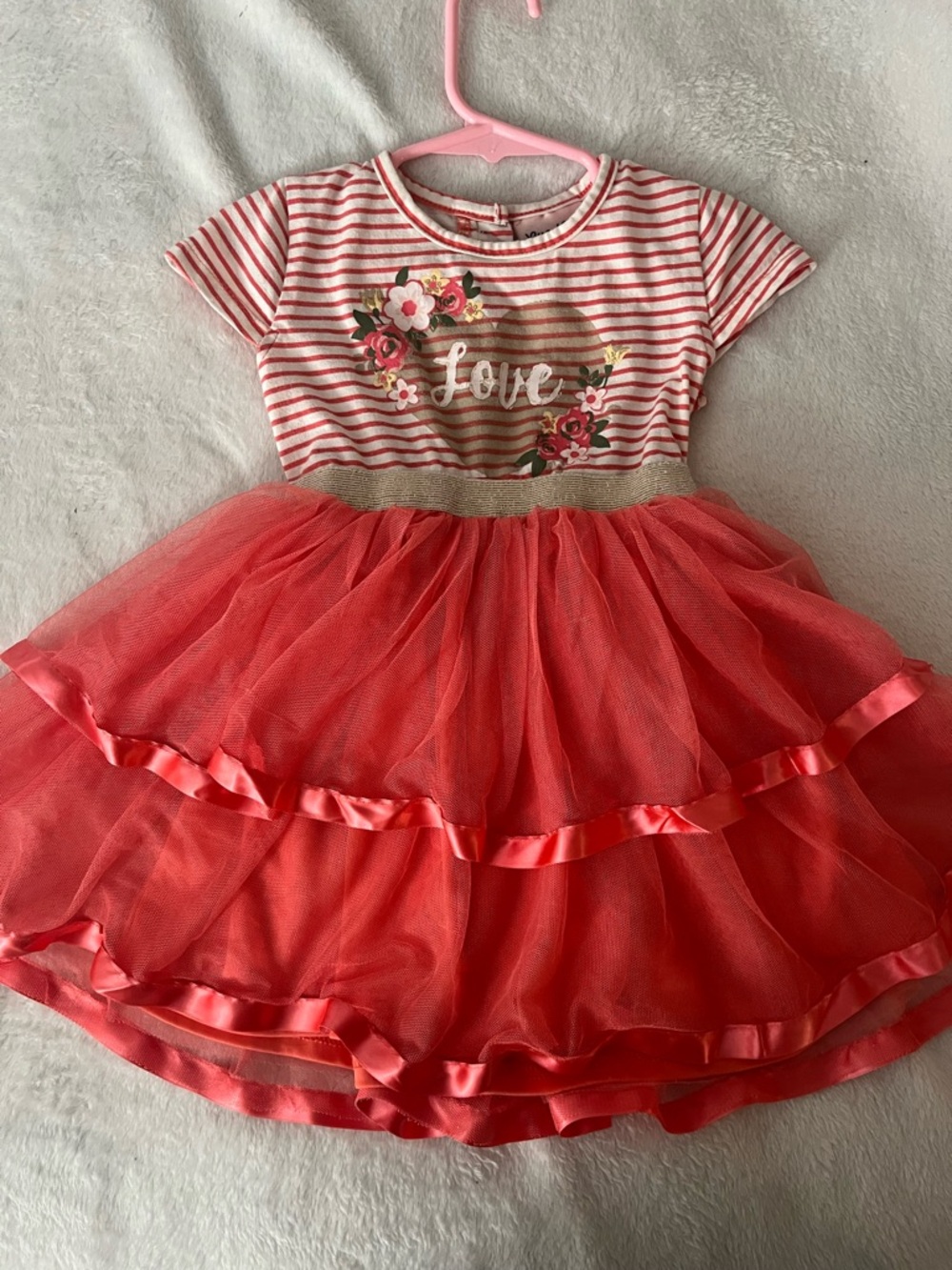 Little Lass girls short sleeve dress size 2T